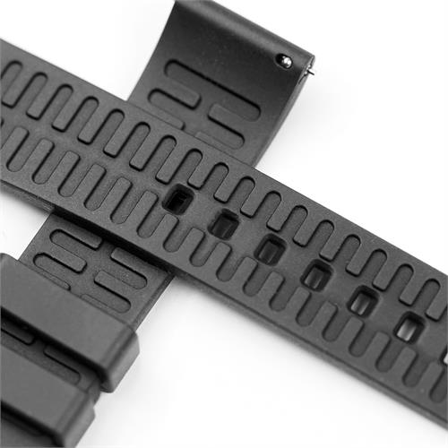 Black Fkm Rubber Quick Release Watch Band B R Bands